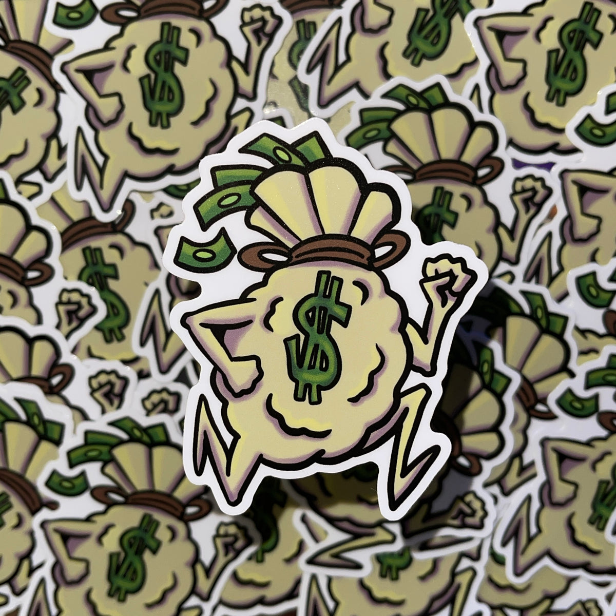 The Money Bag Sticker