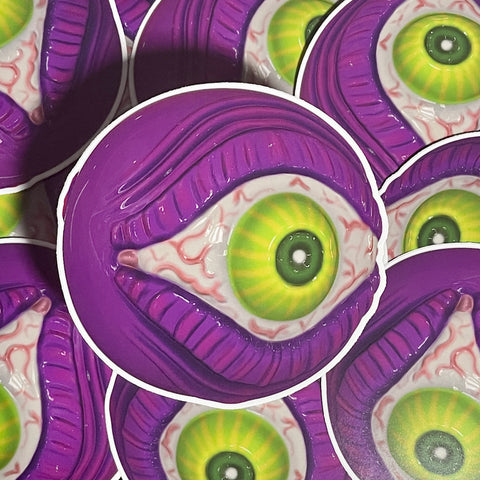 3D Eyeball Sticker