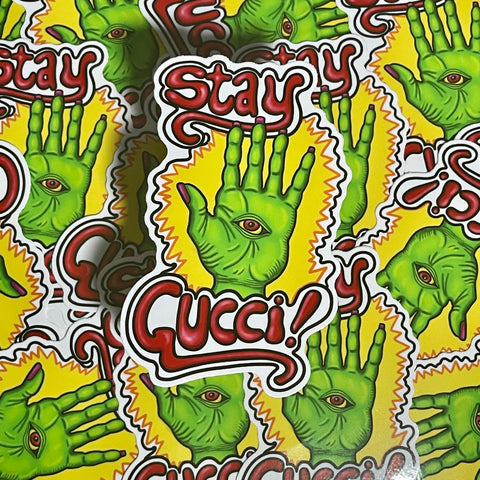 Stay Gucci Logo 5inch Sticker
